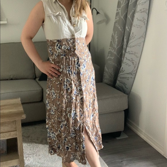 Vintage Button-Up Dress size small/medium - Picture 1 of 12